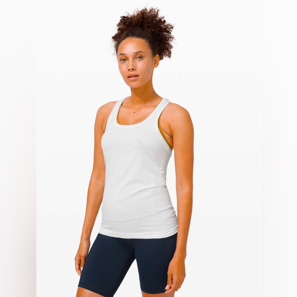 NWT Lululemon Swiftly Tech Racerback 2.0 White/White | Size 10